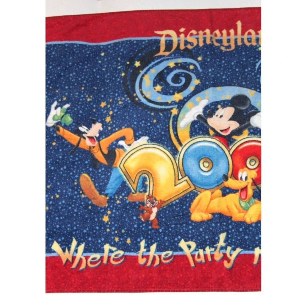 Disney Disneyland Where The Party Never Ends 59 x 31 Inches Beach Towel Cotton
